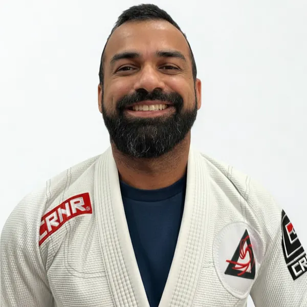Tahir, a Brazilian Jiu-Jitsu brown belt instructor at New Wave Jiu Jitsu