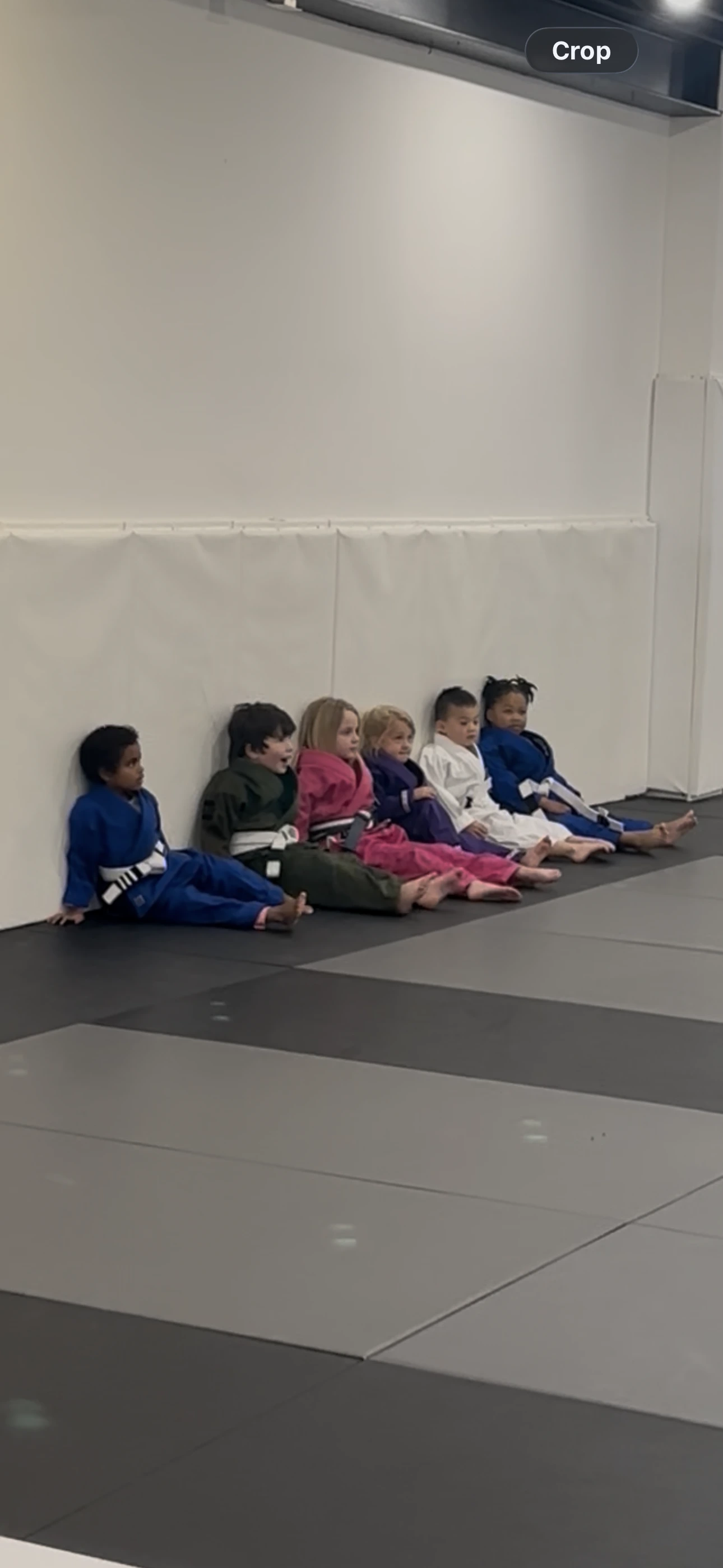 Kids practicing Jiu-Jitsu together